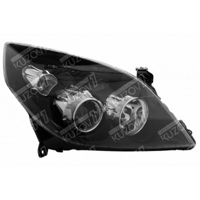 Передняя фара (правая) Темная, Электрическая, Без Моторчика, DEPO для OPEL SIGNUM 2005-2008 - фото