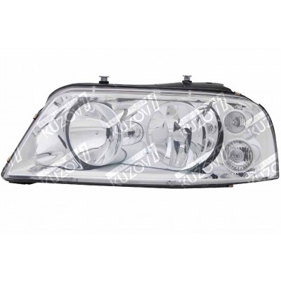 Передняя фара (левая) Хром, Электрическая, DEPO для SEAT ALHAMBRA 2000-2010 - фото