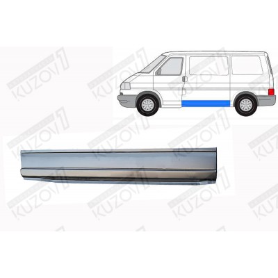 Панель Боковая (левая) 25 См POTRYKUS для Volkswagen T4 1990-1996 - фото